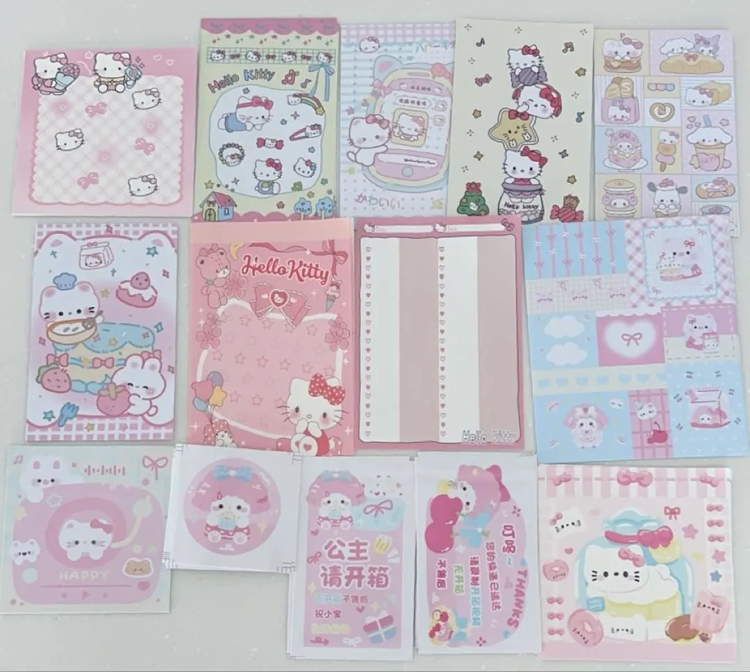 可愛系列♡異形貼紙＆散頁便箋套裝 的縮圖