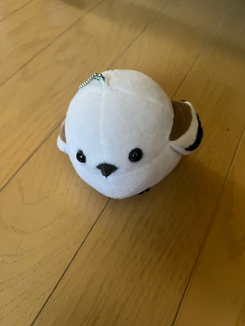 Thumbnail of Stuffed bird with ball chain