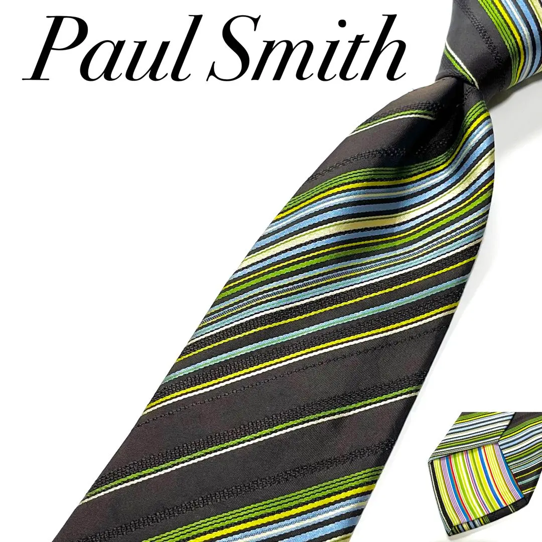 Thumbnail of 3030 ✨ Excellent Condition ✨ Paul Smith Tie Regimental Multi-stripe