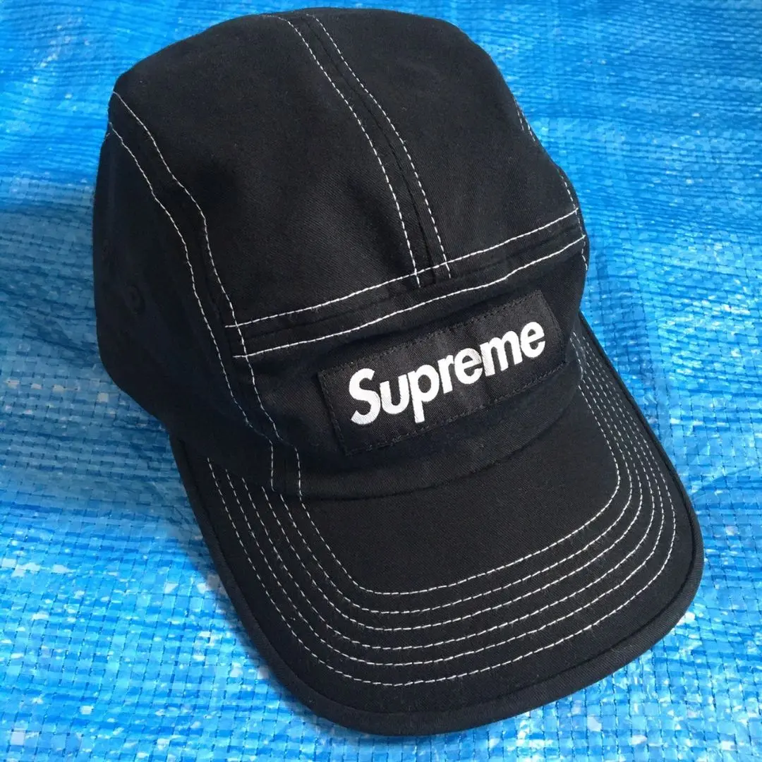 Supreme Camp Cap 黒 キャンプキャップ ジェットキャップ シュプリーム SUPREME 100 Dollar Bill Camp Cap キャンプ