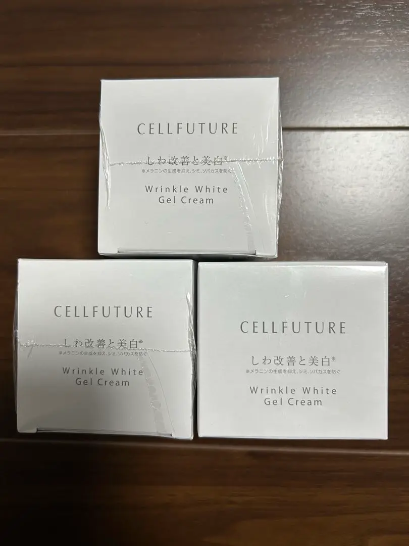 CELLFUTURE Wrinkle White Gel Cream ３個セット 楽天市場】【公式】リンクルホワイト ジェル クリーム
