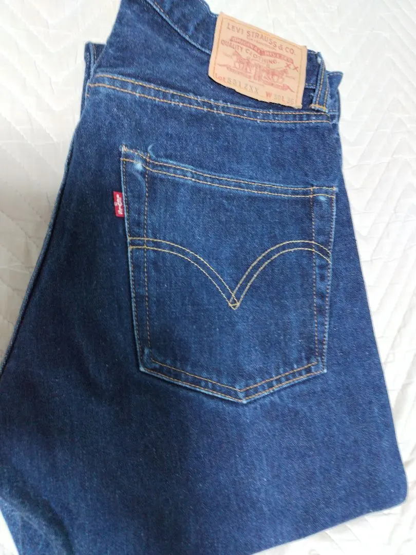 Thumbnail of 90s Levi's 551ZXX Made in USA Red Tab, Valencia 555 Reproduction w30