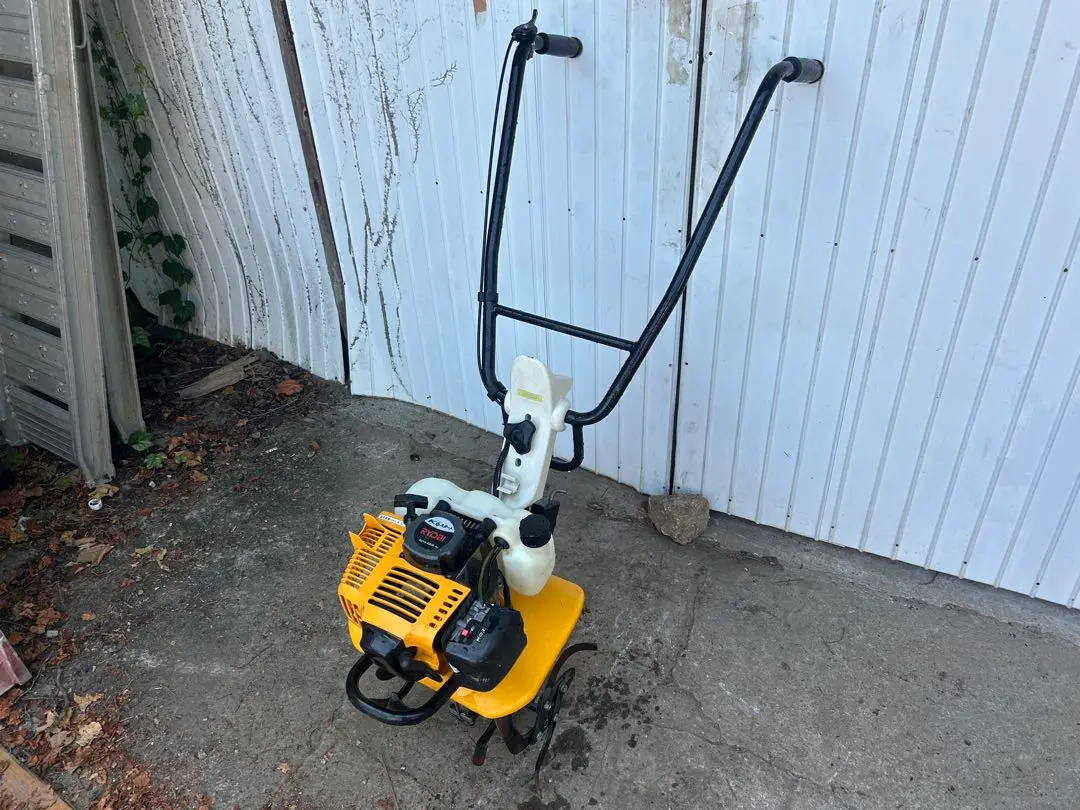 引き取り限定。コンパクトサイズ実働美品中古【リョービ 耕運機RCVK-4250】 000000136028-01.jpg