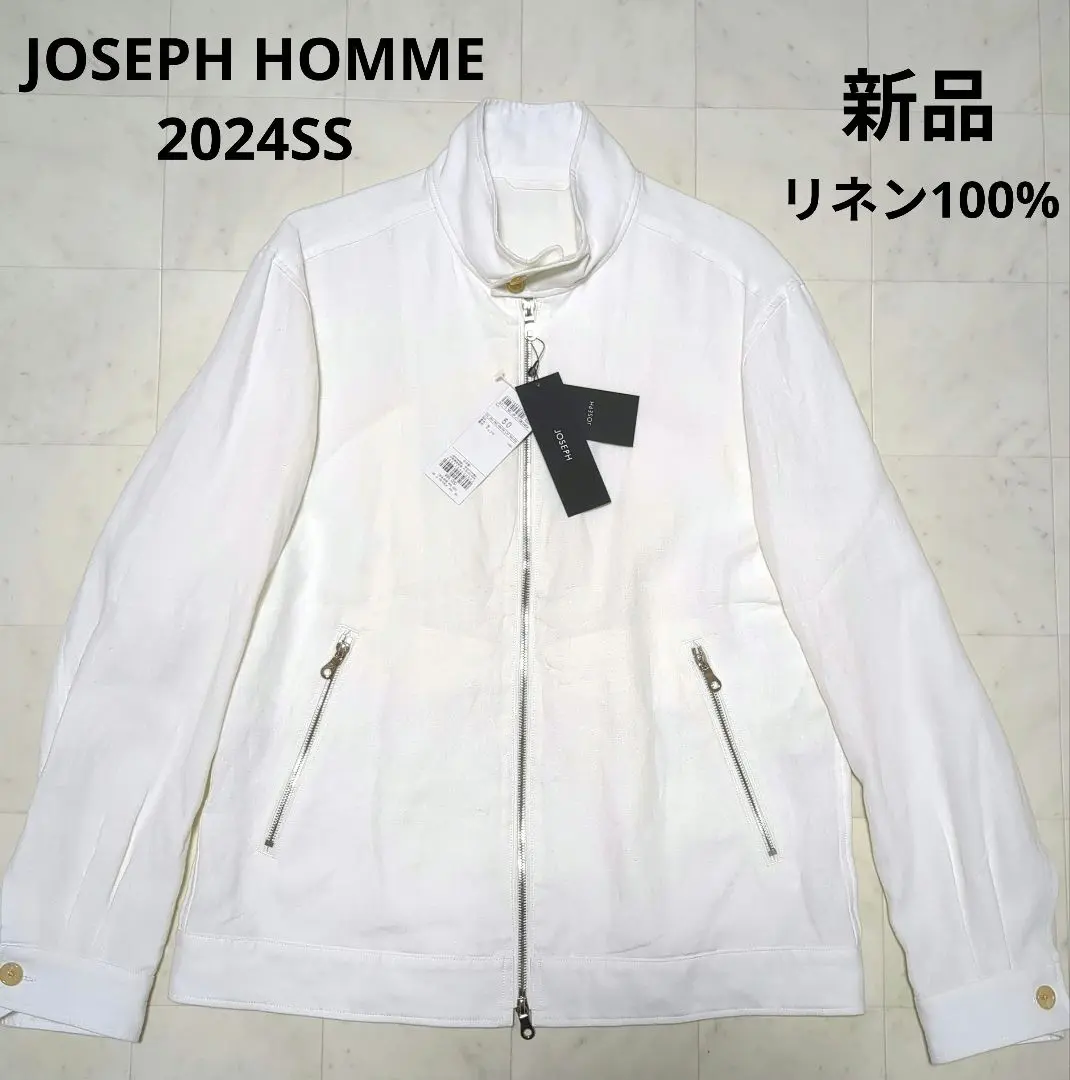 【美品】JOSEPH HOMME 46 Mサイズ　メンズ　ブルゾン JOSEPH HOMME｜レボソエンブロイダリー ジップアップブルゾン