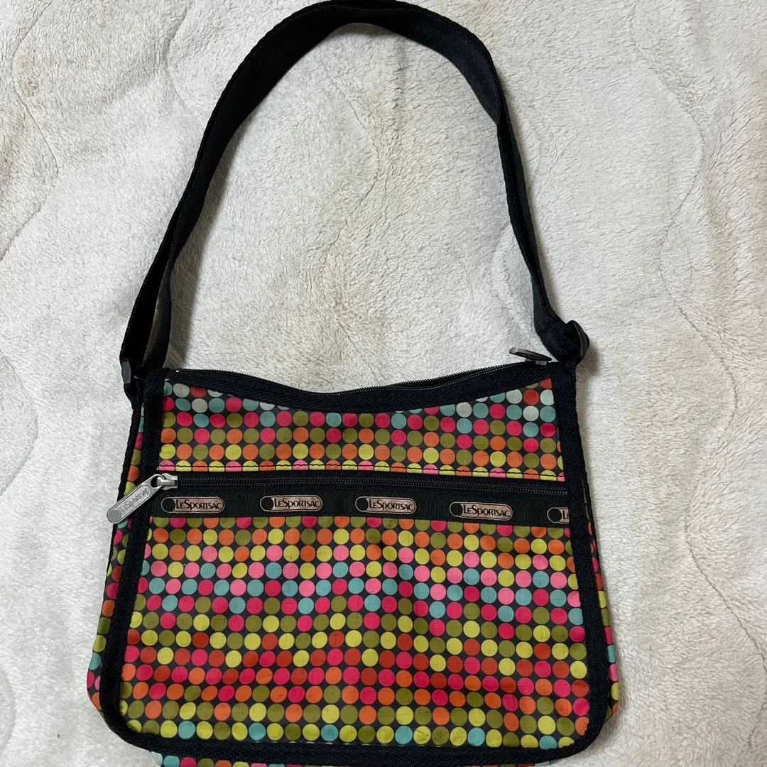 LeSportsac 多色圓點肩背包 的縮圖