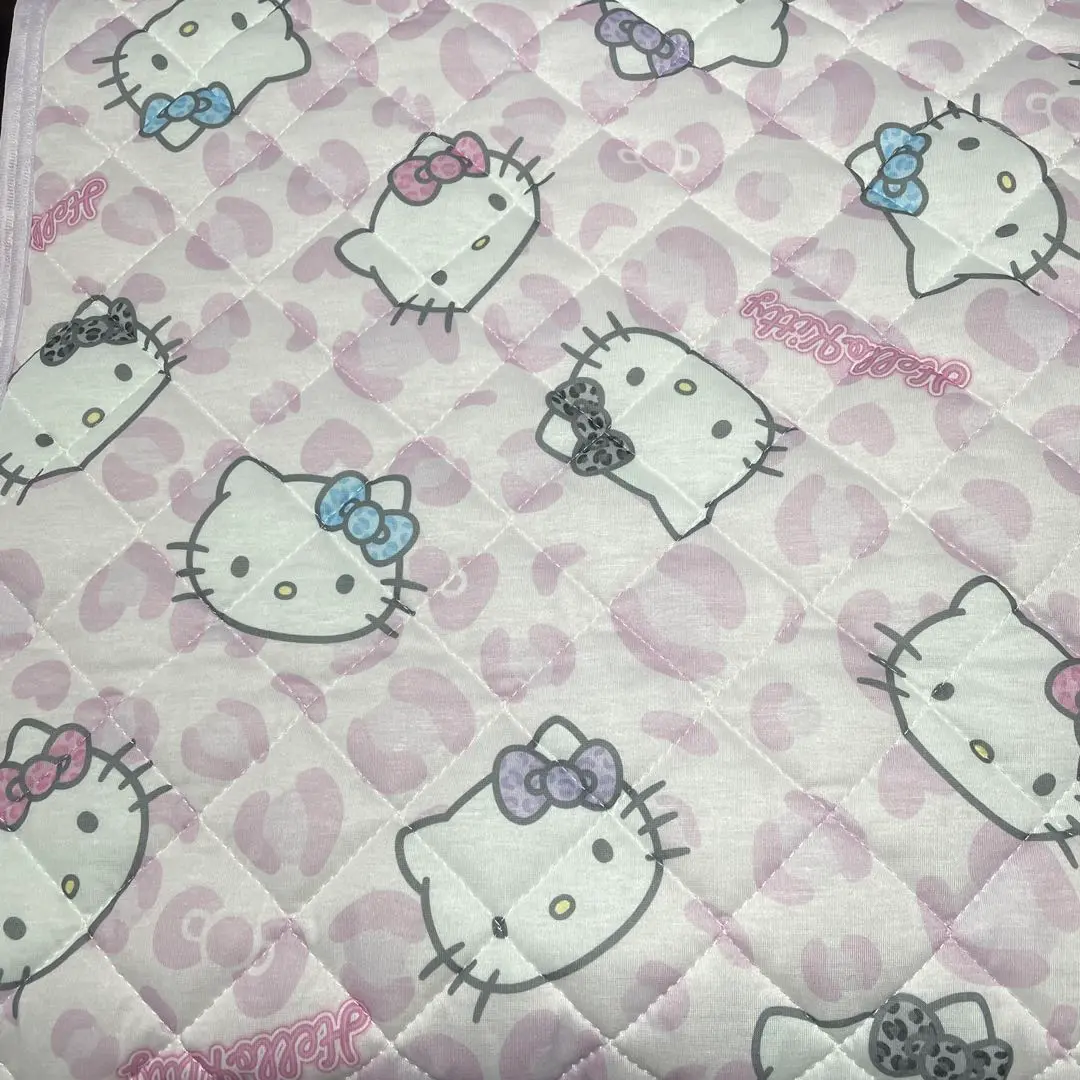 ハローキティ ヒョウ柄 敷きパッド レオパード シングル キティ