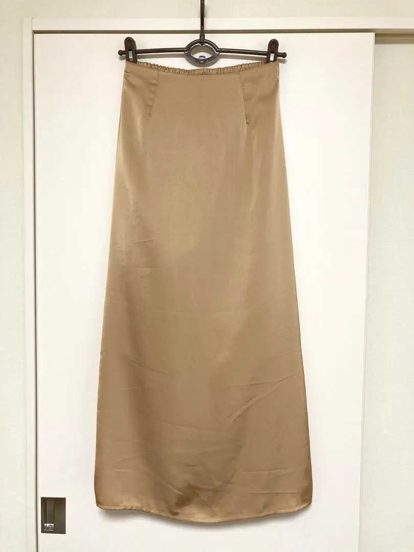 Thumbnail of Runon Cure Satin Narrow Skirt, Free Size, with Tag