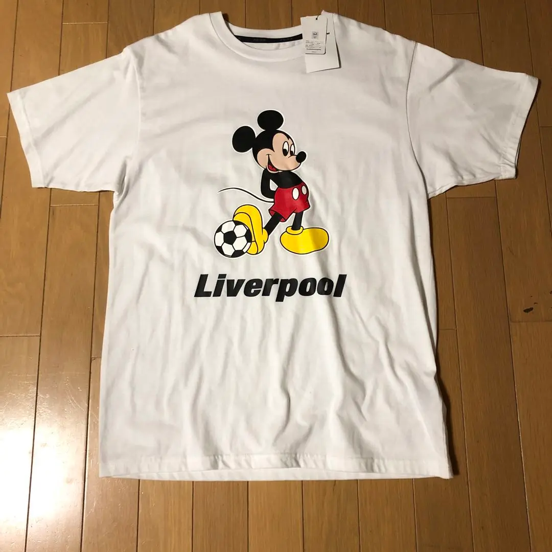専用 FCRB Bristol mickey コラボ Tシャツ ベージュ - メルカリ