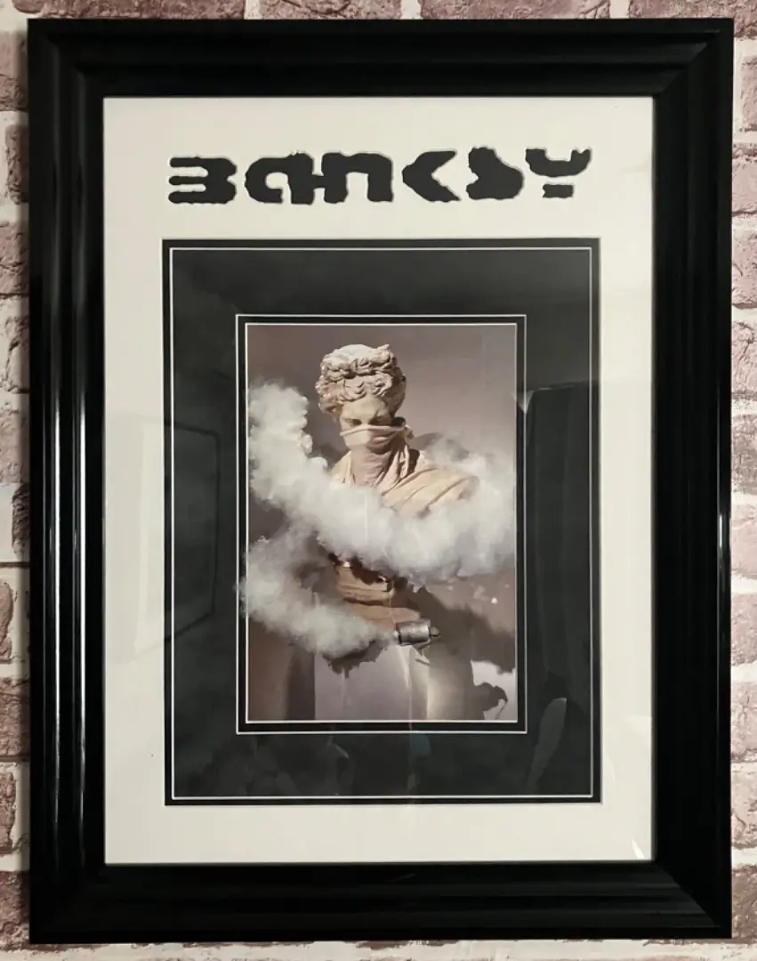Banksy Cut & Run 限定版ポスター A2 真作 Banksy Cut & Run 限定版ポスター A2 真作