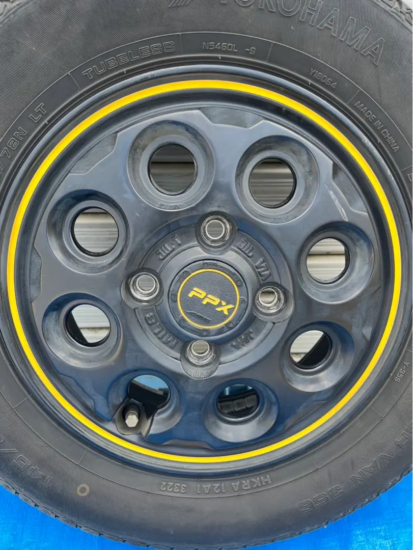 PPX 8スポークホイールとYokohamaタイヤセット 12インチ PPX 8スポークホイールとYokohamaタイヤセット 12インチ（楽天
