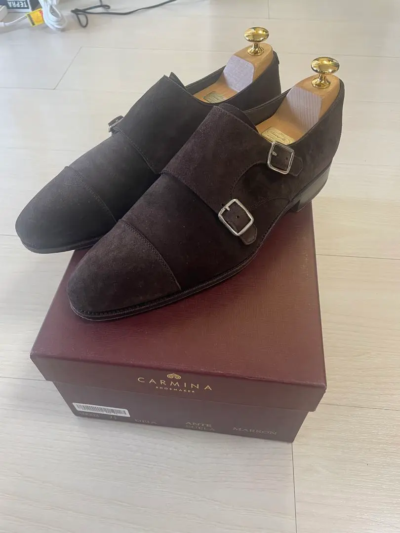Carmina 革靴7.5 カルミナ カルミナ SIZE 7.5【トレーディングポスト別注/80168】 | 高級