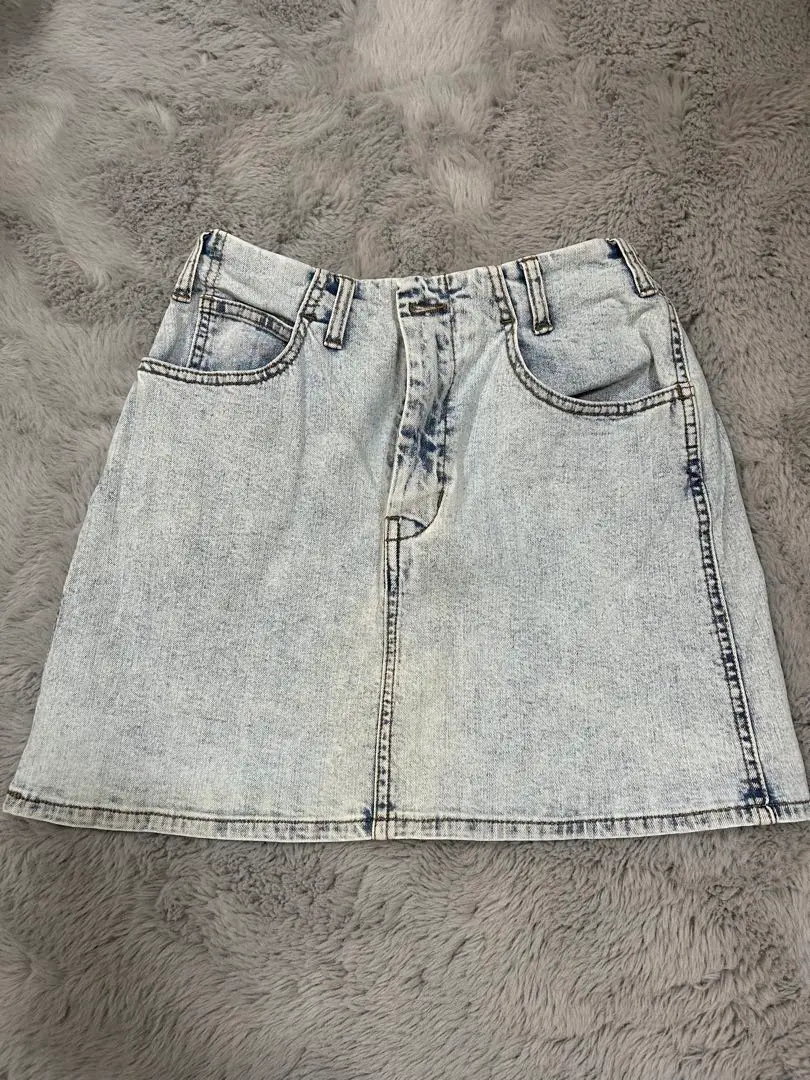 アンドマリー andmary Heart hip denim skirt ANDMARY】Heart hip denim skirt