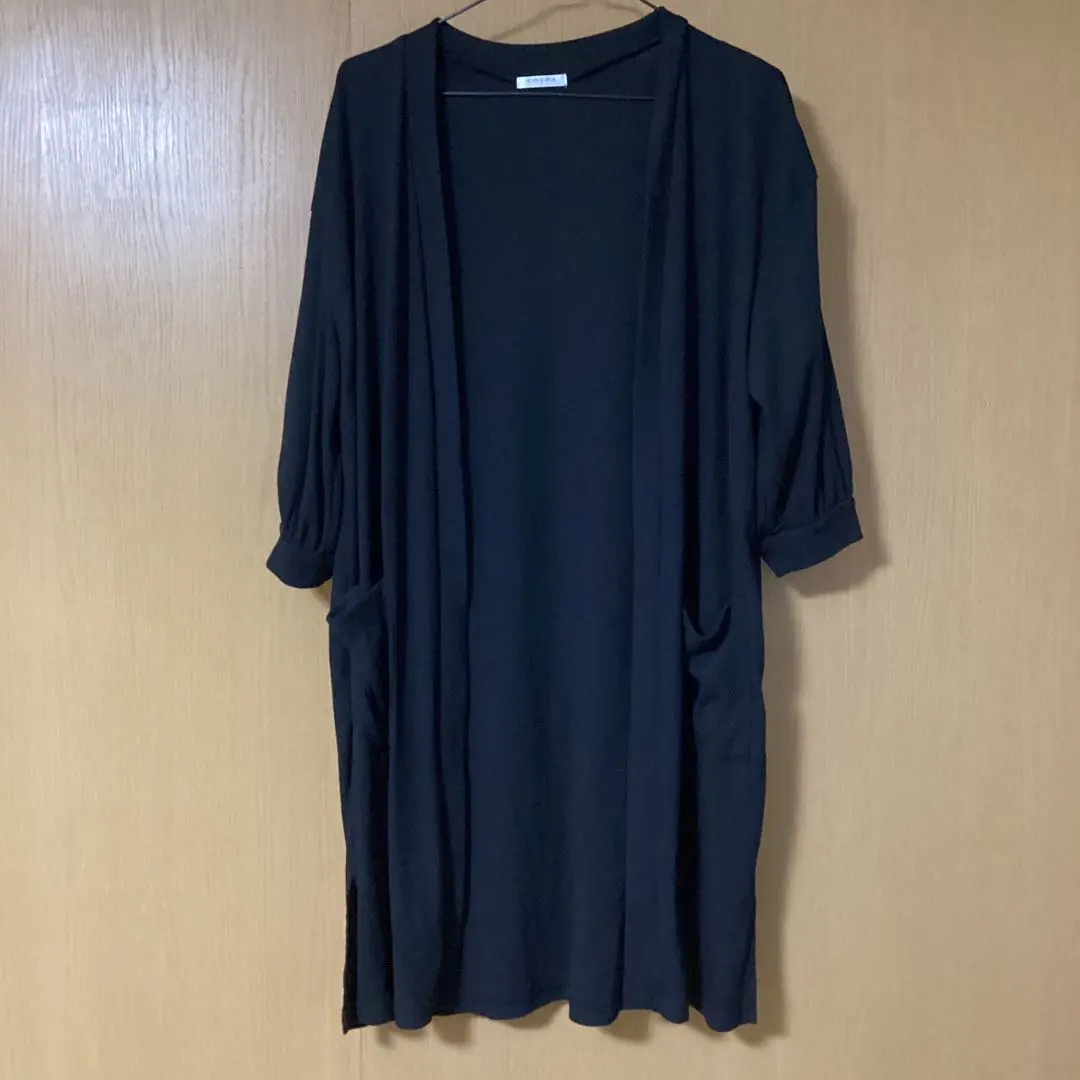 Thumbnail of Long cardigan, L, three-quarter sleeves