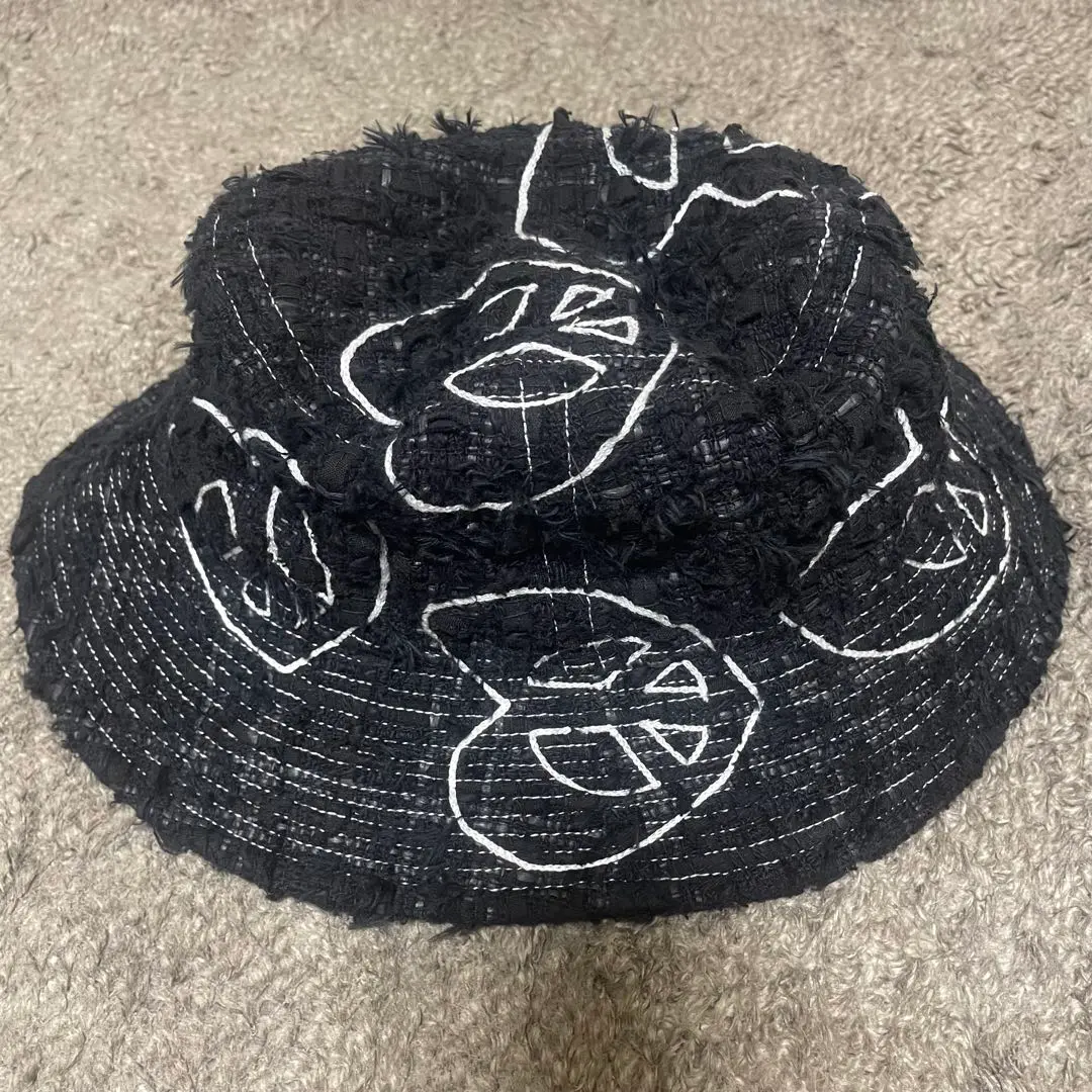 レディメイド バケットハット READYMADE x DENIM TEARS COTTON WREATH TWEED BUCKET HAT