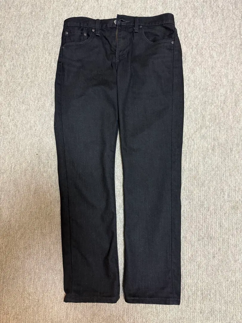 Thumbnail of Black straight jeans
