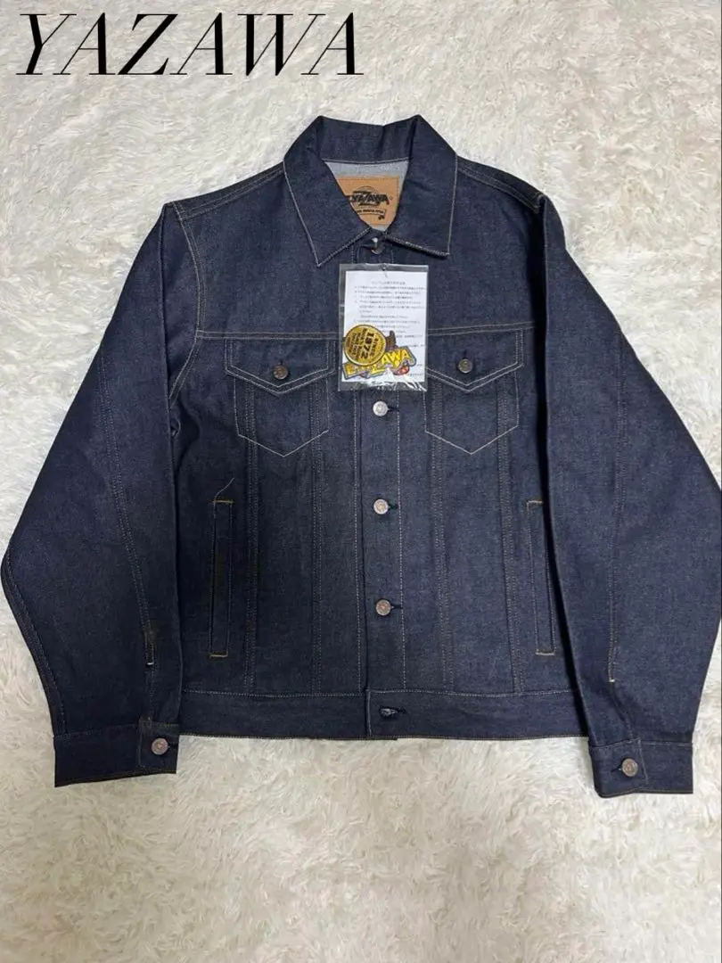 新品未使用 矢沢 永吉 ヴィンテージ加工 デニム ジャケット