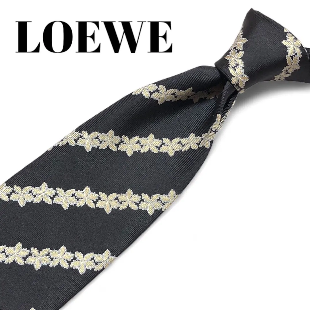 【パ✨】 LOEWE ロエベ ネクタイ ウール シルク 花柄 2025年最新】LOEWE 柄・デザイン:花柄 メンズ ネクタイの人気