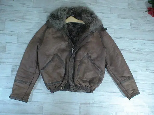 参考定価20万円 スペイン製 LEDASPAIN レーダ・スペイン 羊革 シープスキン リアルムートンジャケット ブルゾン 茶 ブラウン M B-3 B-6 2025年最新LEDA spainの人気アイテム - メルカリ