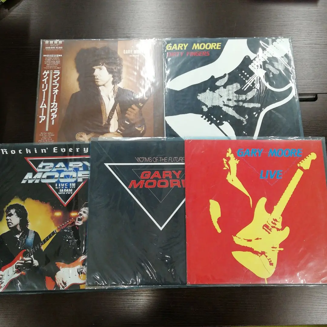 メ⑮-108 GARY MOORE アナログレコード まとめ売り5作品 最安値で メ⑮-108 GARY まとめ売り5作品 アナログレコード
