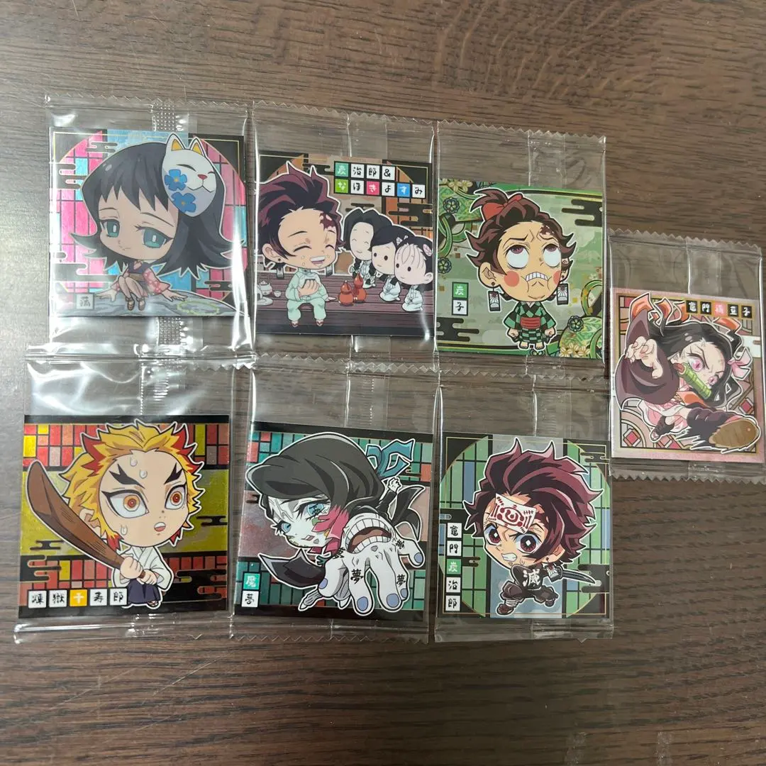 Thumbnail of Kimetsu no Yaiba (Demon Slayer) stickers, 7 pieces