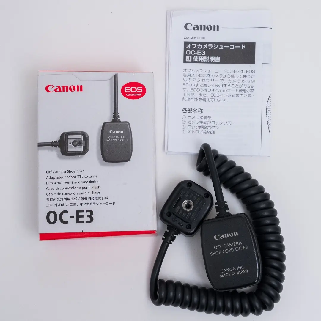 楽天市場】Canon オフカメラシューコード OC－E3の通販