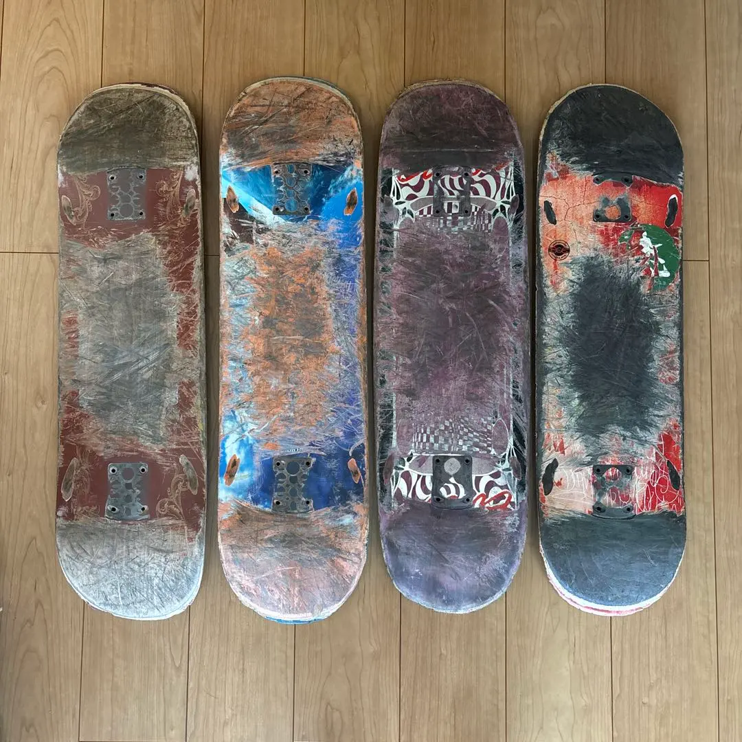 スケートボード　廃デッキ　12枚セット 2025年最新】廃デッキの人気アイテム - メルカリ