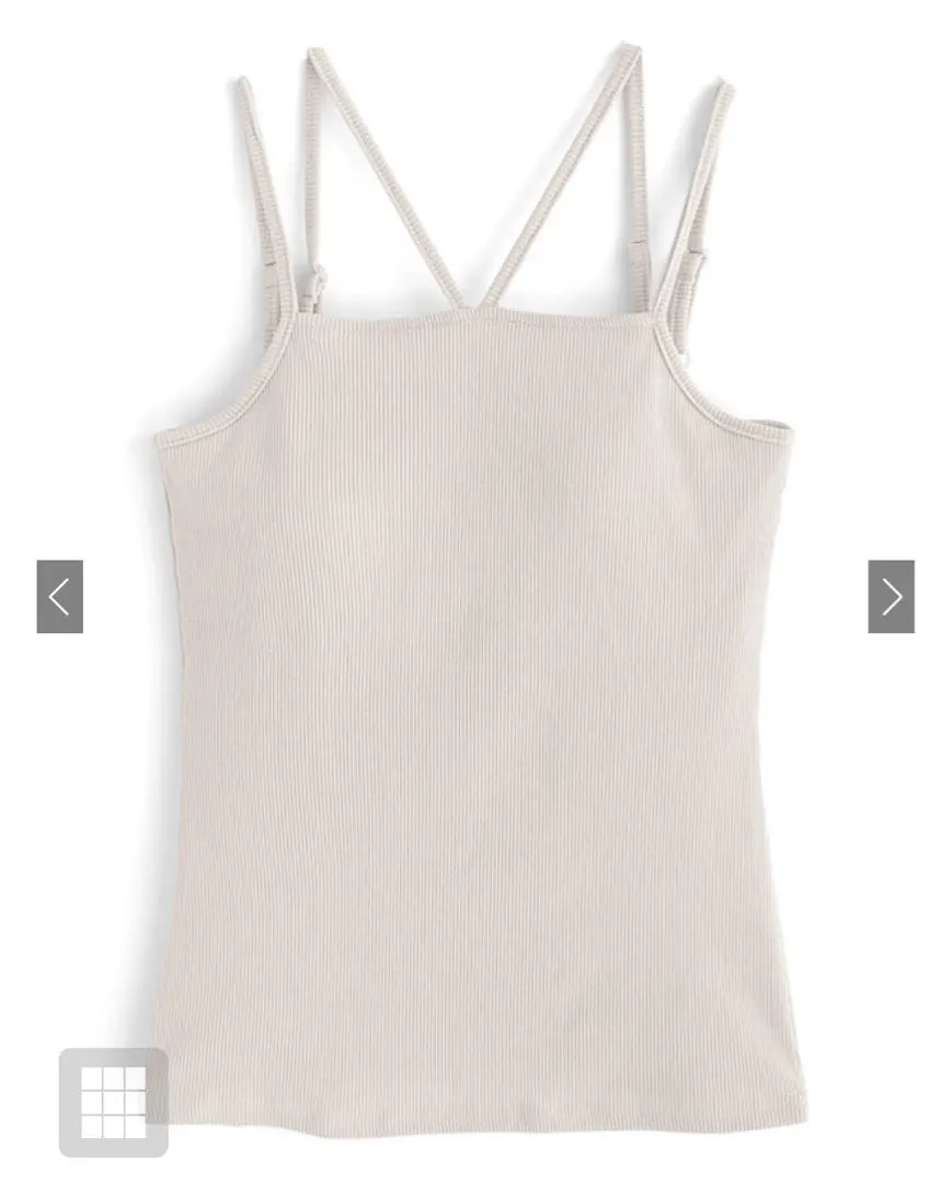 GRL 附胸墊雙肩帶吊帶背心 dk999 的縮圖