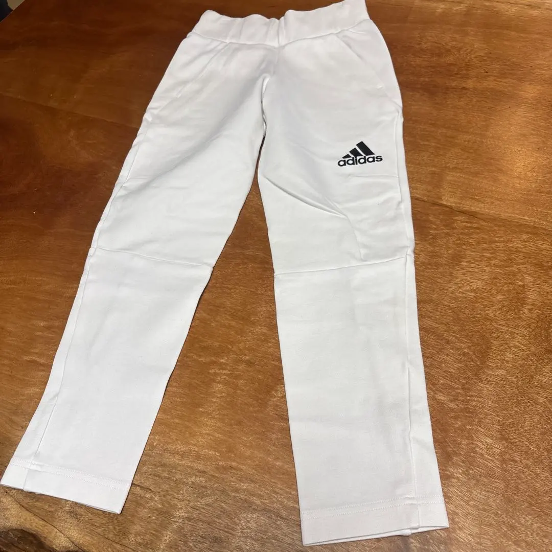 Thumbnail of Adidas 120 cm pants, white, long pants