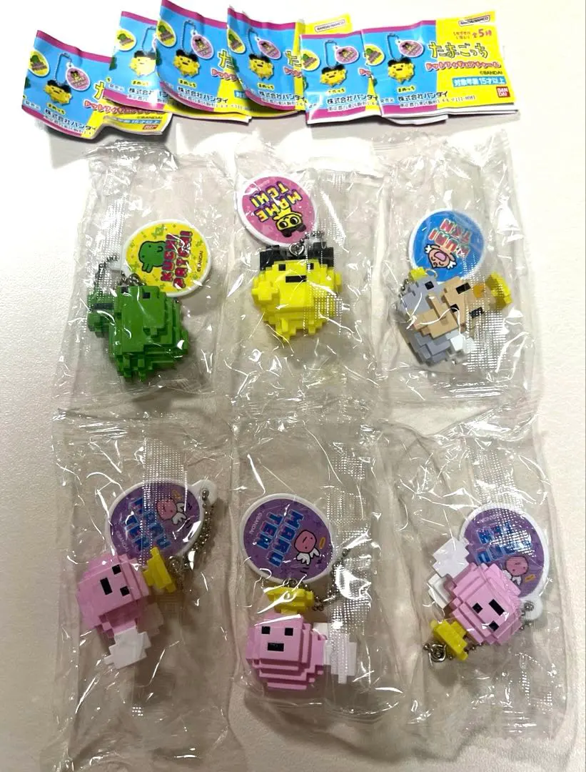 Thumbnail of Tamagotchi Dot Figure Charms: Kuchipatchi, Mametchi, Kuriten, Maruten