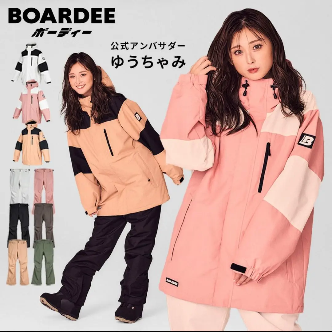 【BOARDEE ×ゆうちゃみ】スノボウェアパンツのみ　M ゆうちゃみ | BOARDEE(ボーディー)のアンバサダーに就任しました