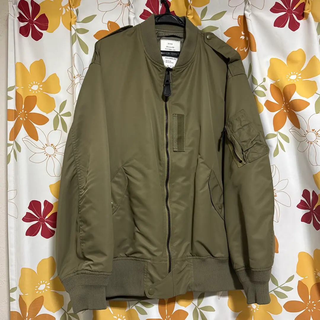 HYKE MA-1 フライトジャケット XX-LARGE オリーブグリーン HYKE(ハイク)】≪Genderless≫TYPE MA-1 JACKET｜PARIGOT ONLINE