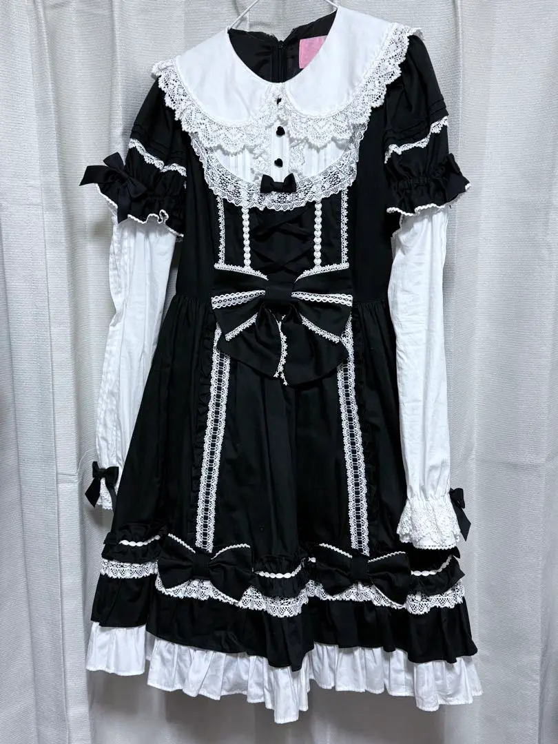 Dolly Girl付け袖ワンピース(タータン) Dolly Girl付け袖ワンピース(タータン)
