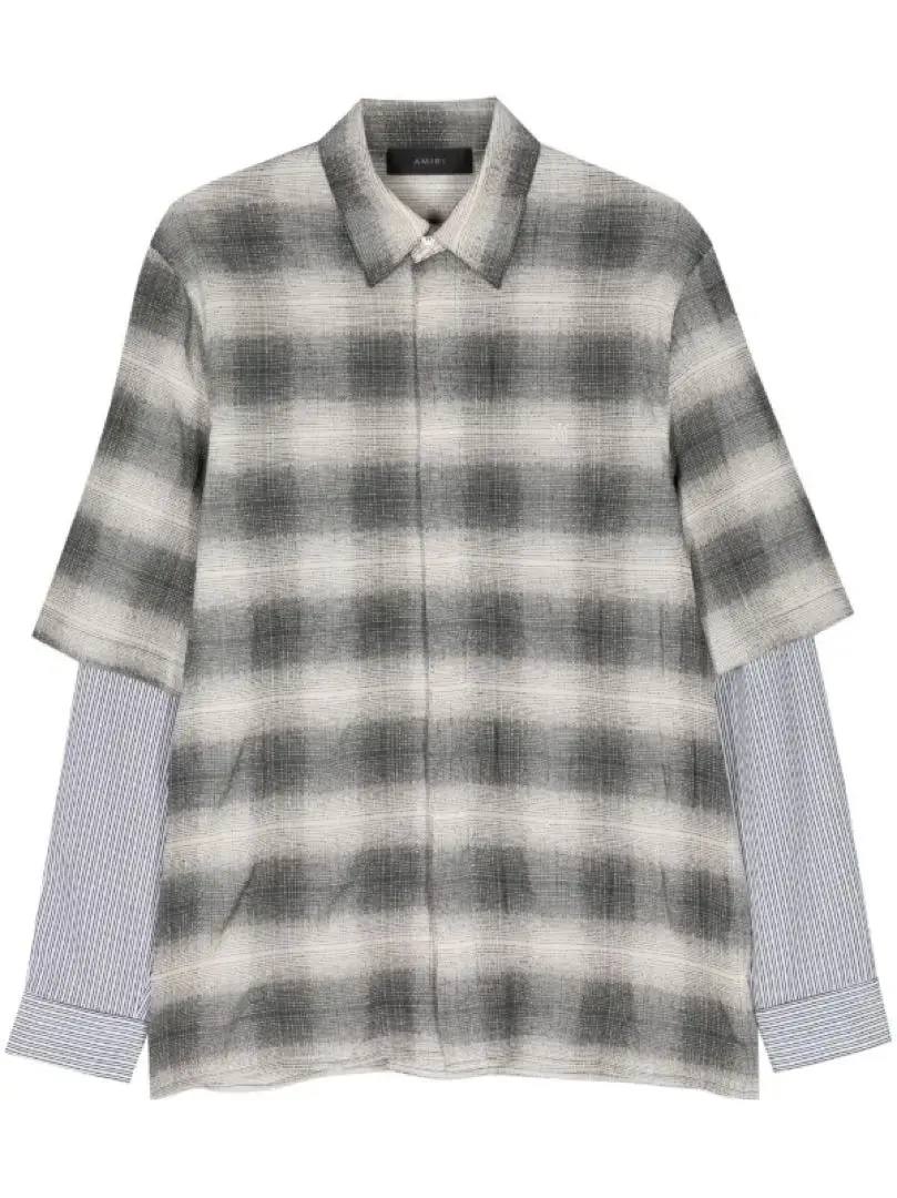 アミリ Ombre Plaid グラデーション チェック柄 フランネル シャツ shopbring_2023e100019