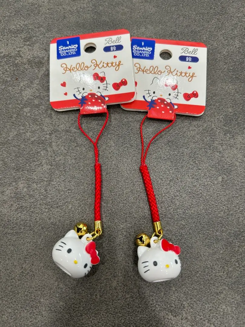 Thumbnail of Kitty-chan bell strap keychain Hello Kitty smartphone pouch