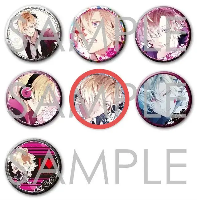 Thumbnail of DIABOLIK LOVERS Kou Mukami Can Badge Set