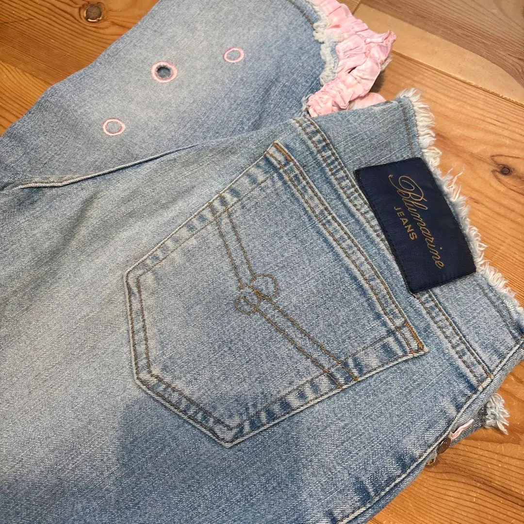 Blumarine デニムパンツ フリンジ付き中古 2025年最新】中古 ブルマリン ジーンズの人気アイテム - メルカリ