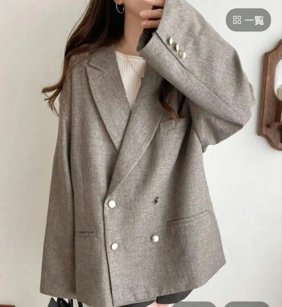 Thumbnail of Double-breasted tailored jacket