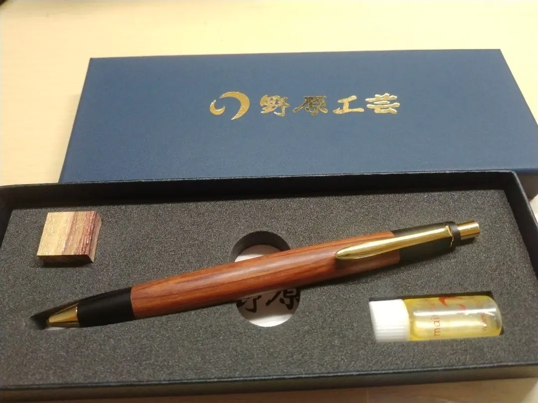 ⭐️野原工芸⭐️限定樹種チューリップウッドのシャープペンシル おまけ付き 野原工芸 チューリップウッド シャープペンシル
