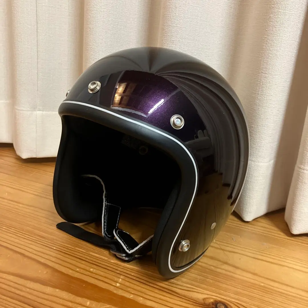 タチバナ　Custom ブラック ジェットヘルメット タチバナ（バイク） ajito Tachibana タチバナ CUSTOM GT