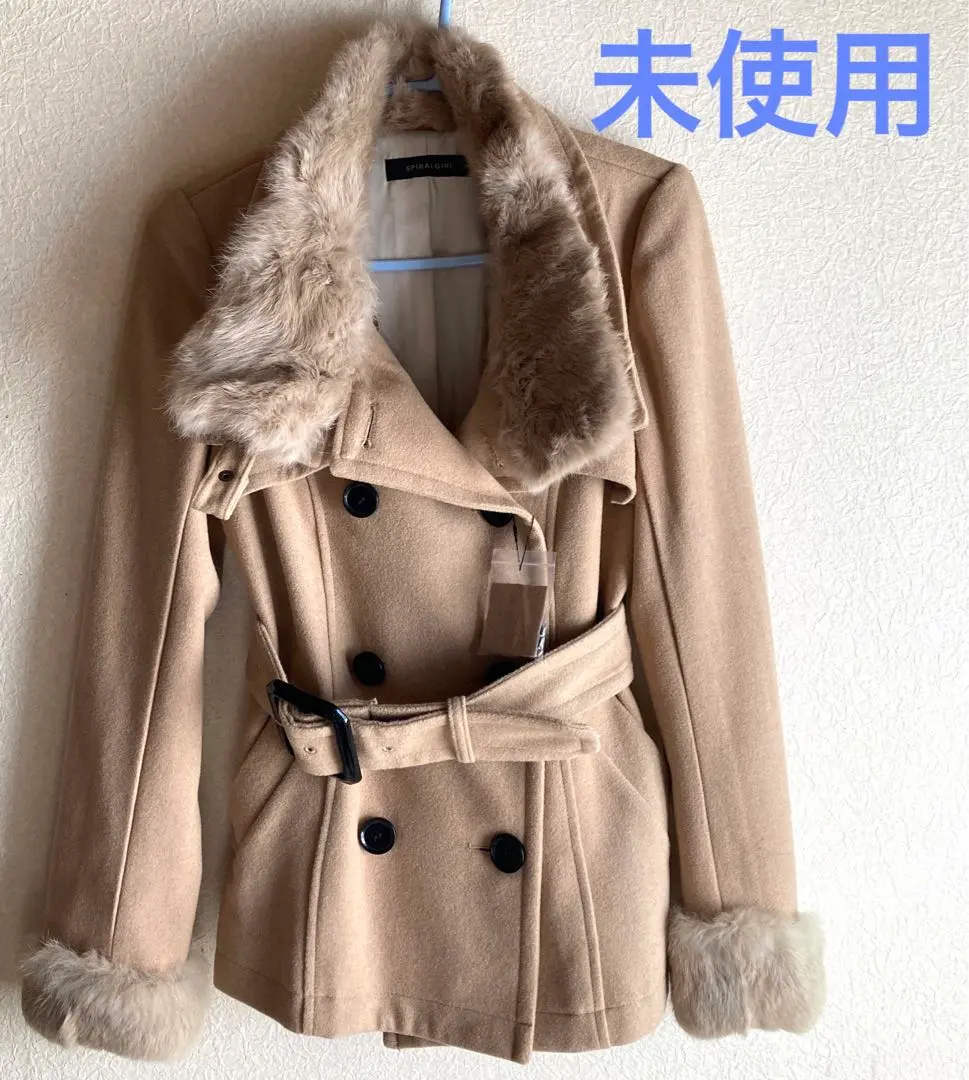 Thumbnail of Unused Spiral Girl Rabbit Fur Short Coat