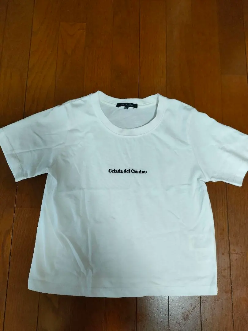 Thumbnail of Logo-printed white T-shirt, cropped T-shirt