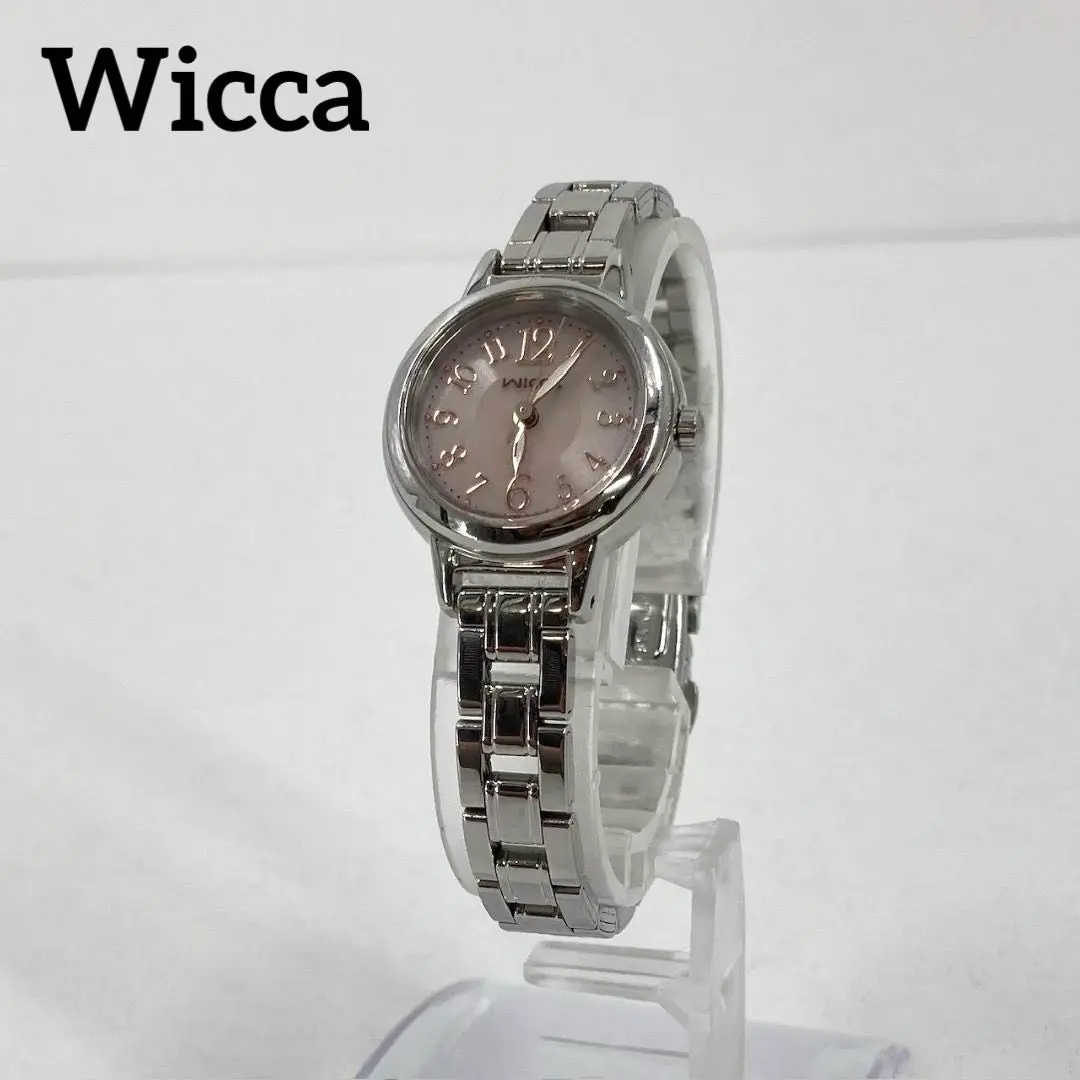 Wiccaシルバー CITIZEN wicca シチズン ウィッカ ソーラーテック電波 シルバー