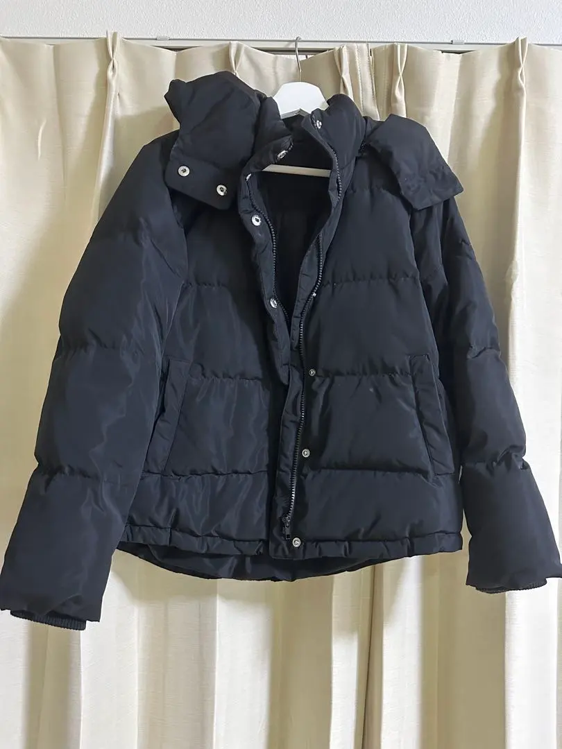 Thumbnail of Sale until November 28th: Black Down Jacket with Outer Pockets - KBF