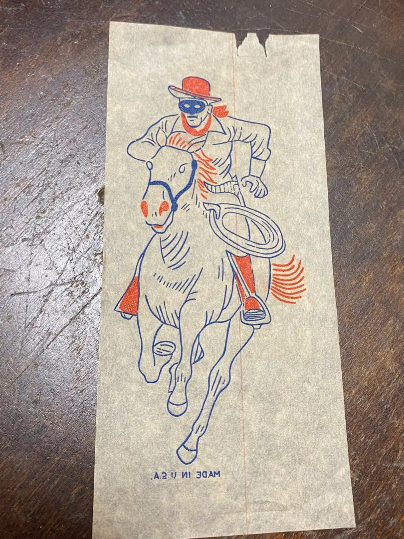50s ビンテージ アイロンプリント 転写紙 スカル 髑髏 海賊