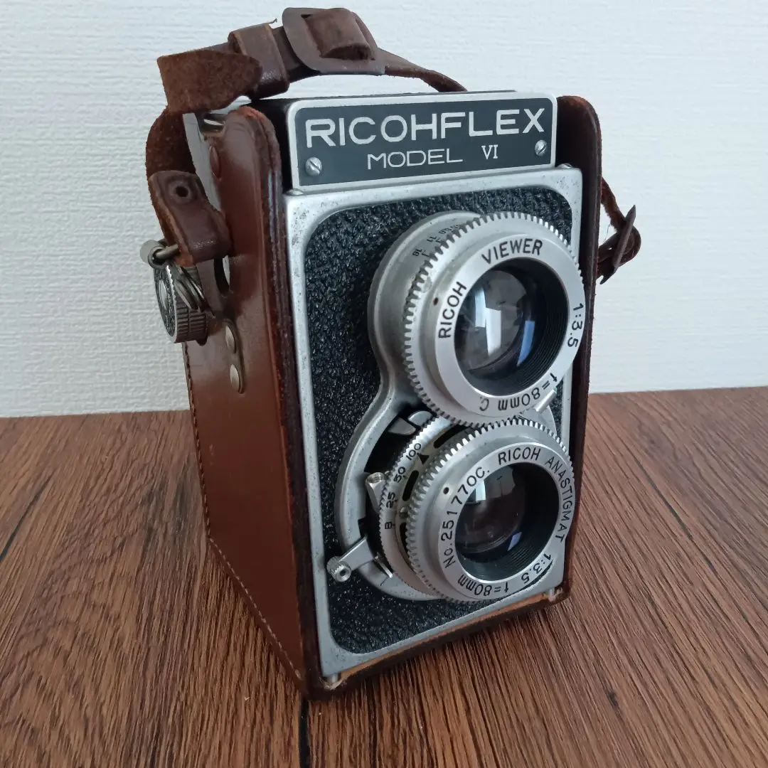 RICOH - 【C6379】リコー RICOHFLEX MODEL Ⅵ フイルムカメラ 2007年9月 リコーフレックス Mod.VI リコー・アナスチグマット