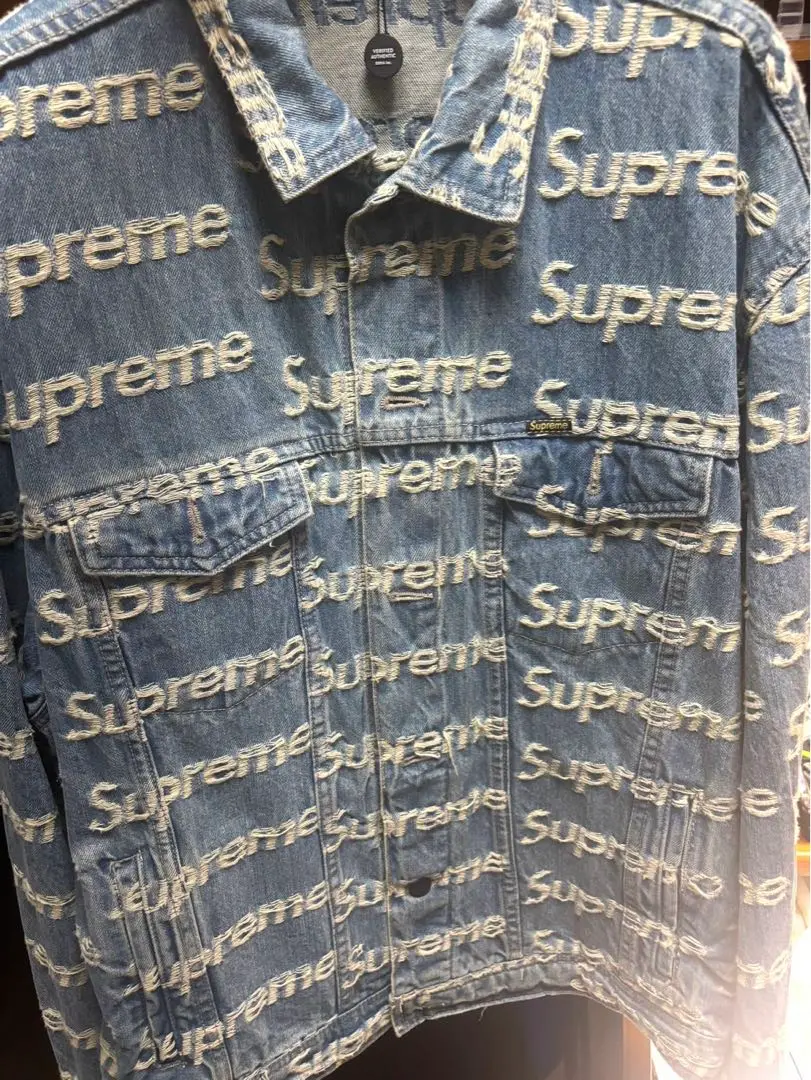 2025年最新】supreme frayed logos denim trucker jacketの人気 2025年最新】supreme frayed logos denim trucker jacketの人気