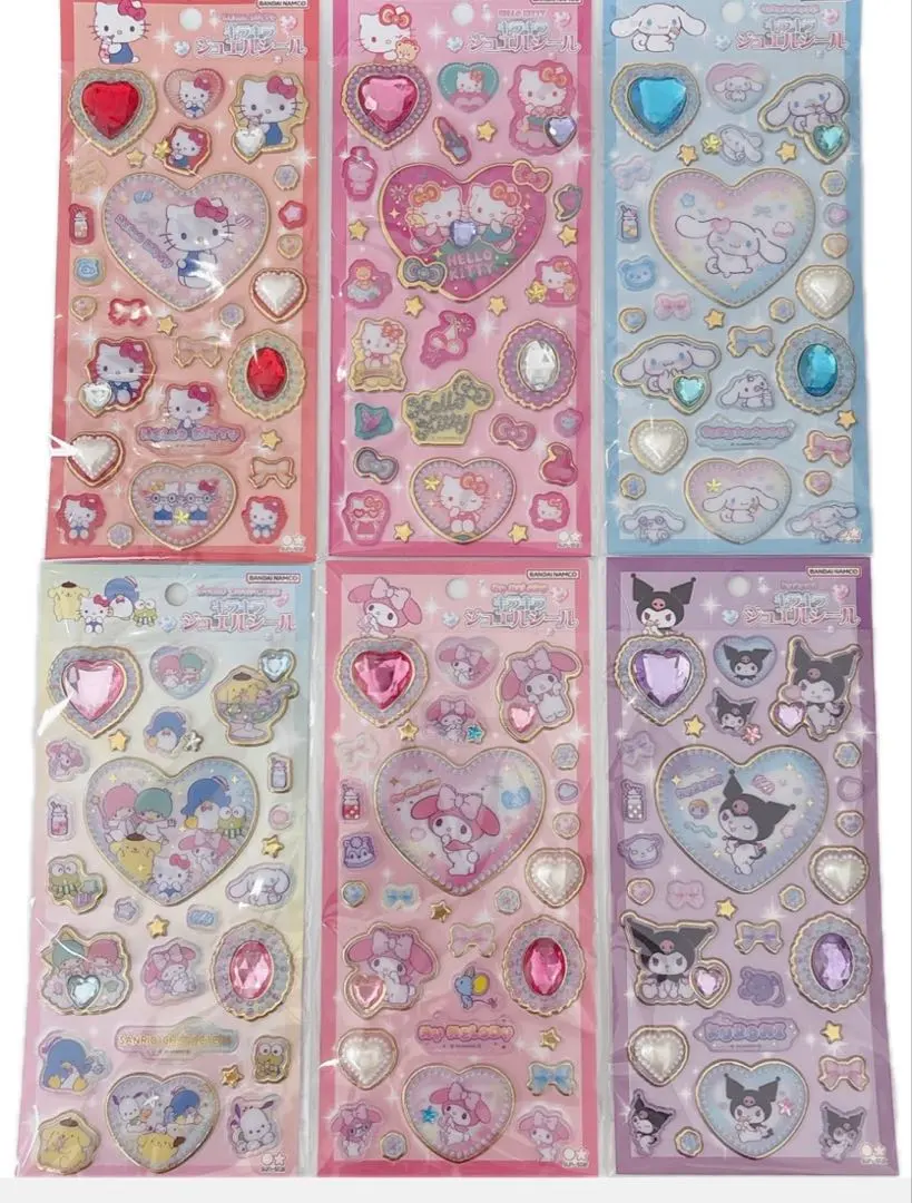Thumbnail of Glitter Jewel Stickers - Sanrio Characters