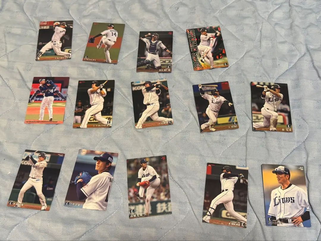 Thumbnail of Calbee Pro Baseball Chips Seibu Lions Card Set of 14