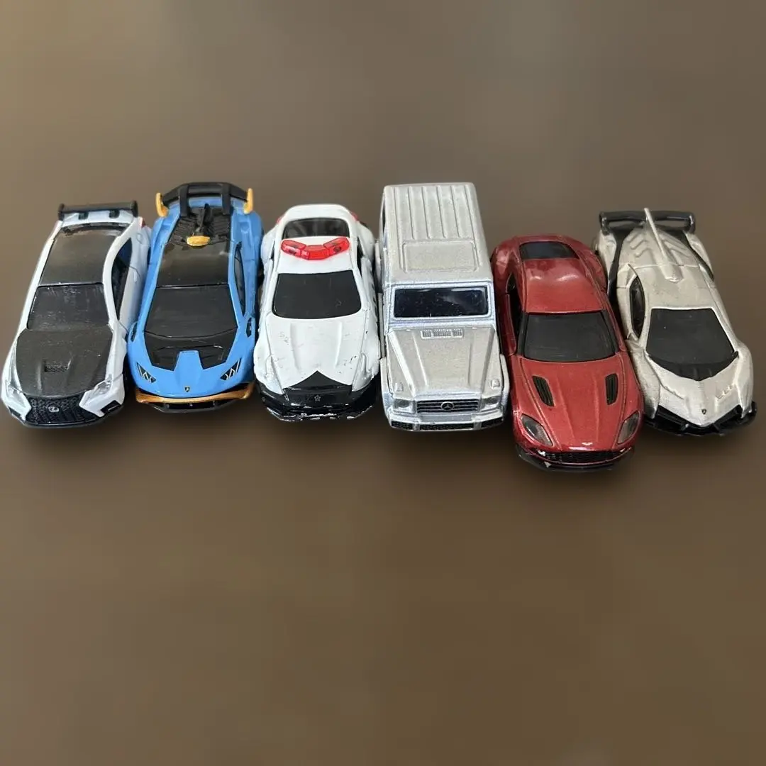 Thumbnail of Mini Car Set: Supercar, Police Car, Tomica 6 Types