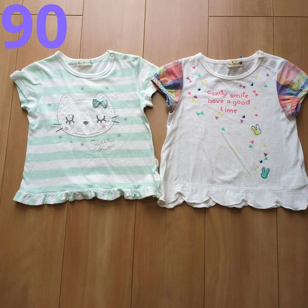 Thumbnail of Two 90-size T-shirts, bundled